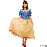 【全品90％オフ】animania レディース コスチューム 白雪姫 ロングドレ...