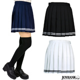 【全品90％オフ】制服用 プリーツスカート ダブルライン 3color S～Lサ...