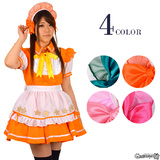 【全品90％オフ】8mm メイド コスチューム 4点セット フレッシュスター ワ...
