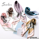 【全品90％オフ】花柄 スカーフ 66cm 正方形 ファッション 5color ...