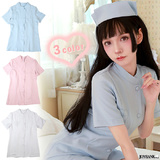 【全品90％オフ】ナース コスチューム コスプレ ハート 看護婦 看護師 パステ...