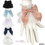 【全品90％オフ】ロリータ カフス 2点セット ブレスレット 可愛い フリル レ...