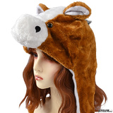 【全品90％オフ】馬の帽子 うま ウマ ぼうし アニマル どうぶつ 被り物 コス...