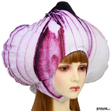 【全品90％オフ】玉ねぎ かぶりもの 帽子 被り物 レッドオニオン おもしろ コ...