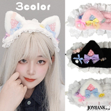 【全品90％オフ】ヘッドドレス ねこみみ ポップ ファー デコ 猫耳 ロリィタ ...