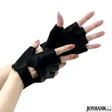 【全品90％オフ】レディース グローブ 合皮 指ぬき 甲ぬき M/L ブラック ...
